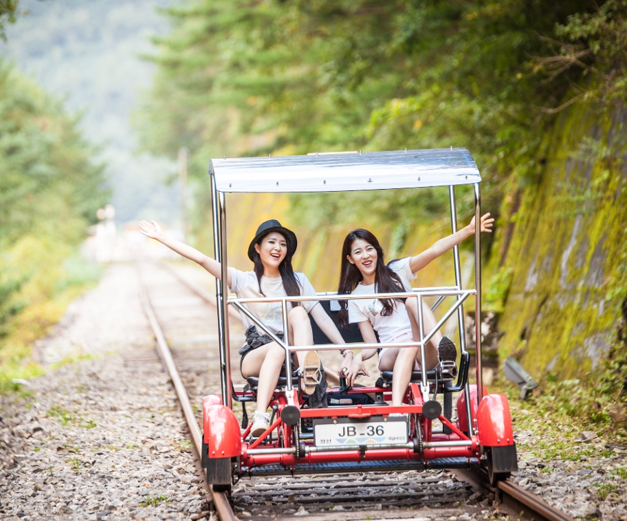 [상품코드 5600] [정선 1박2일] KTX 동해바다*정선 가리왕산케이블카&레일바이크*옥산장 우수여행상품선정(가이드동행)(전일정식사제공4식)