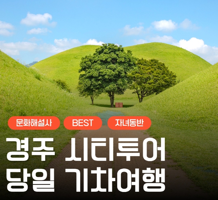 [상품코드 9254][ 당일 - 경주기차여행 경주 세계문화유산 시티투어 여행(당일)-태종무열왕릉/불국사/천마총/석굴암/분황사