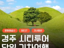 [상품코드 9254][ 당일 - 경주기차여행 경주 세계문화유산 시티투어 여행(당일)-태종무열왕릉/불국사/천마총/석굴암/분황사