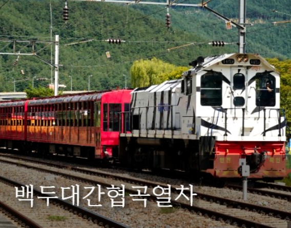 [상품코드 4969][ 당일 - 협곡열차 [ITX마음-당일] NEW*중식/음료제공*[협곡열차②] 분천산타마을+백두대간수목원