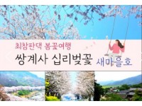 [ 당일 - 화개장터봄꽃기차여행 ] (수원역출발) ITX-새마을 - 환상의 쌍계사 십리벚꽃*화개장터 & 최참판댁 봄꽃여행(당일)