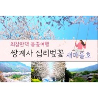 [ 당일 - 화개장터봄꽃기차여행 ] (수원역출발) ITX-새마을 - 환상의 쌍계사 십리벚꽃*화개장터 & 최참판댁 봄꽃여행(당일)